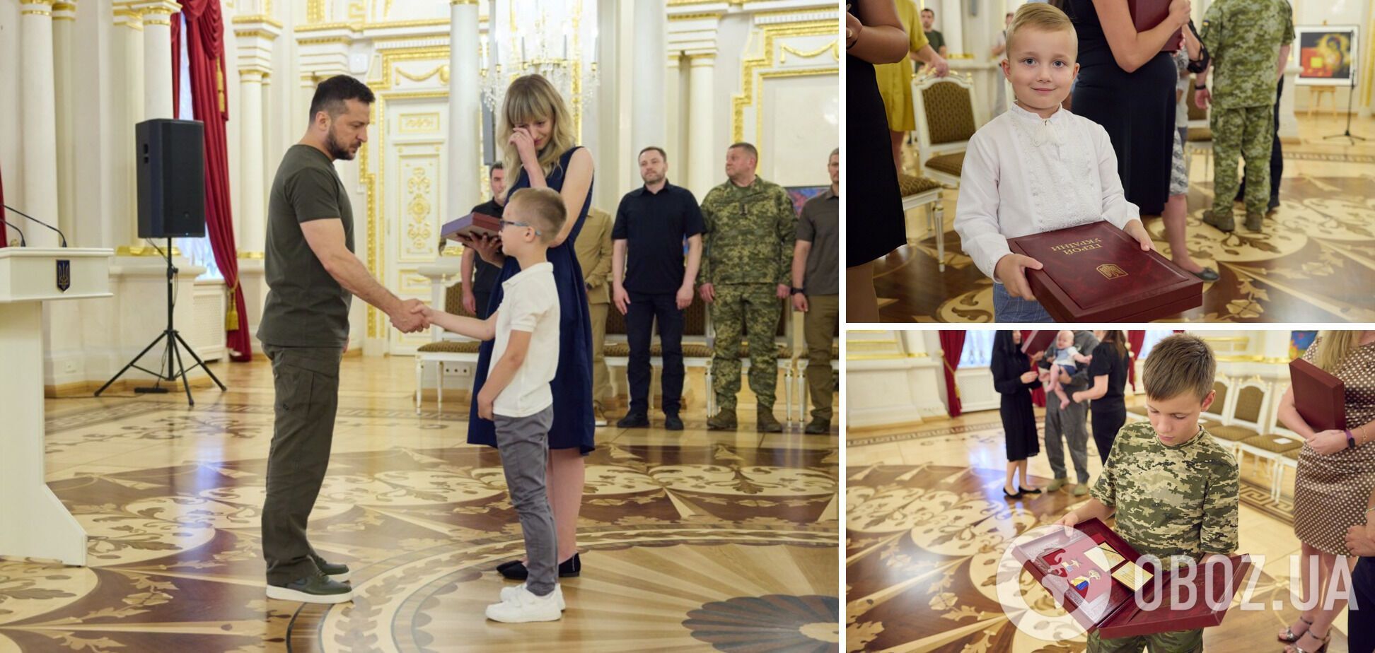 Зеленский вручил ордена 'Золотая Звезда' семьям погибших Героев Украины