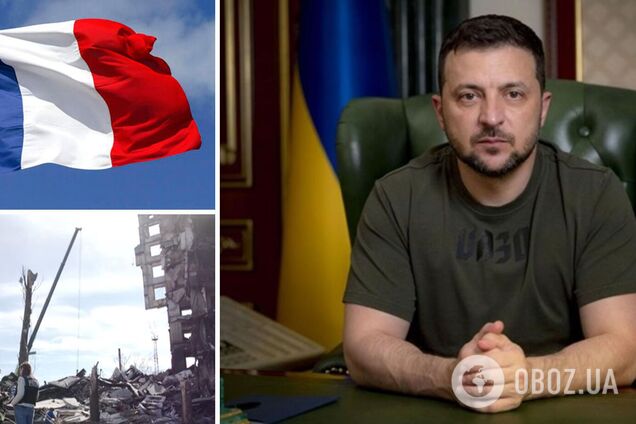 Зеленський закликав французькі компанії взяти участь у відновленні України