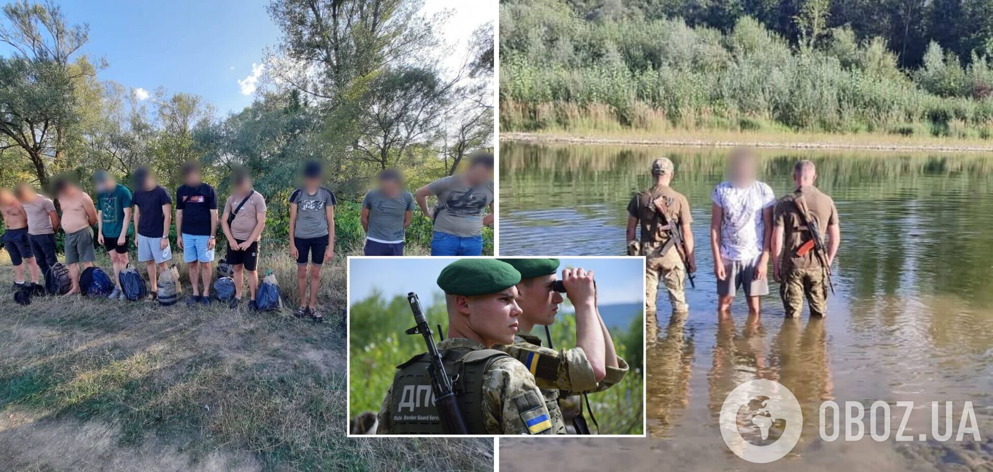 На Закарпатті затримали групу військовозобов'язаних, які намагалися втекти з країни річкою Тиса. Фото 