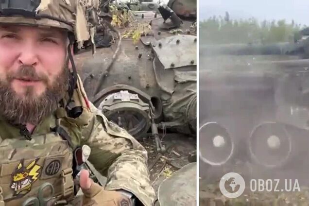 ВСУ захватили парадный российский танк Т-80: он немного 'пригорел' в Украине. Видео