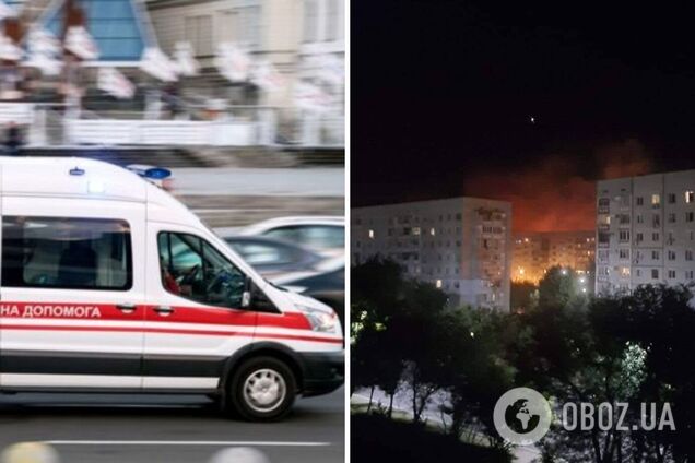 По меньшей мере 10 человек пострадали в результате ночного обстрела Энергодара