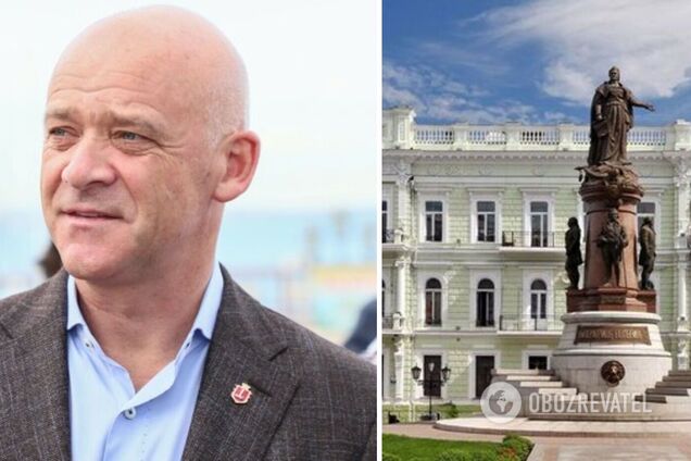 Труханов виступив проти знесення пам'ятника Катерині II