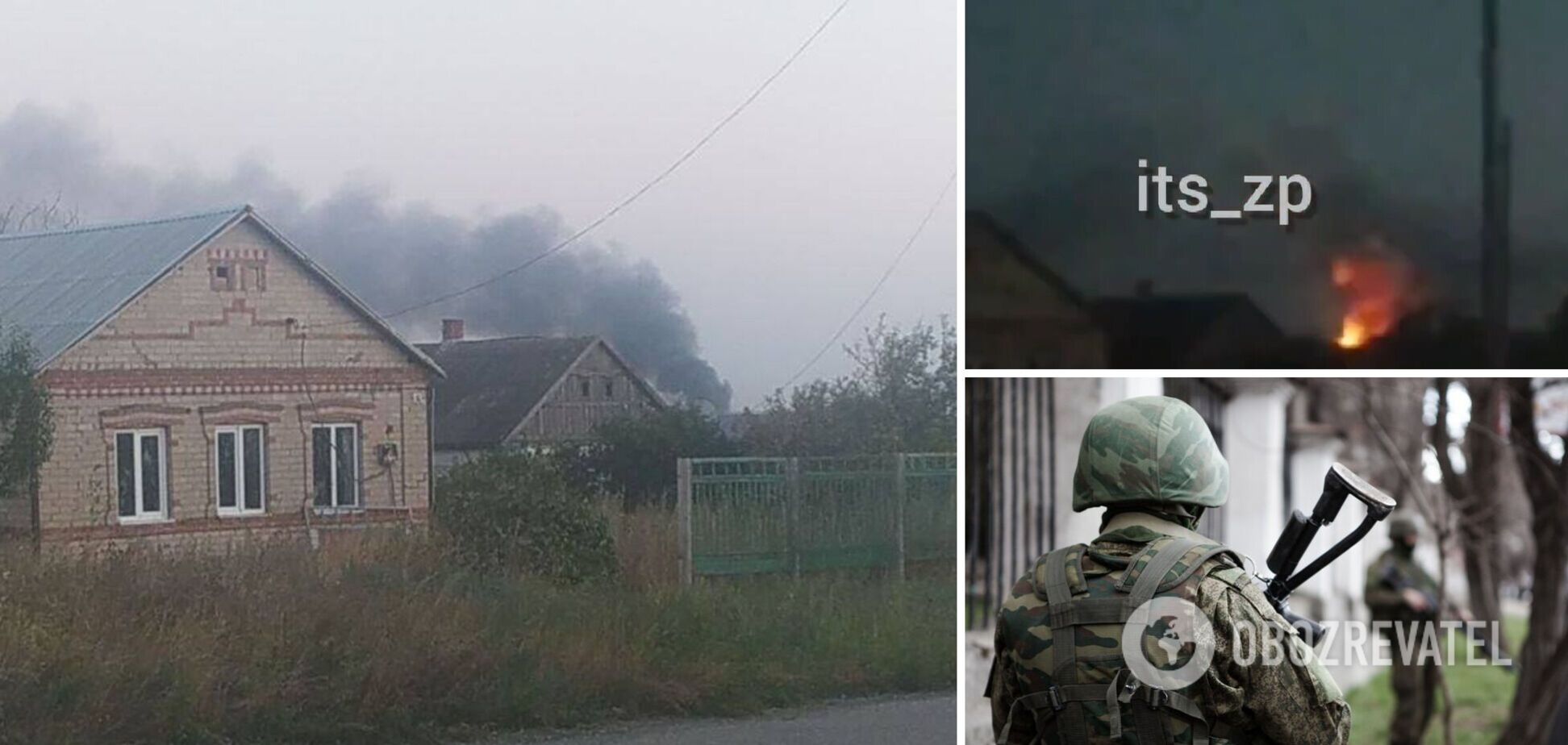 'Бавовнятко' бавиться біля Бердянська, на базі окупантів спалахнула пожежа. Фото та відео