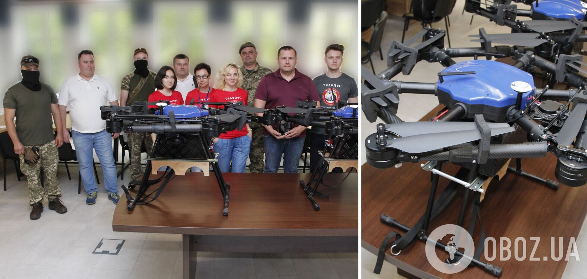 Днепр передал воинам ВСУ два ударных беспилотника, приобретенных за донаты фонда 'ТАPS'