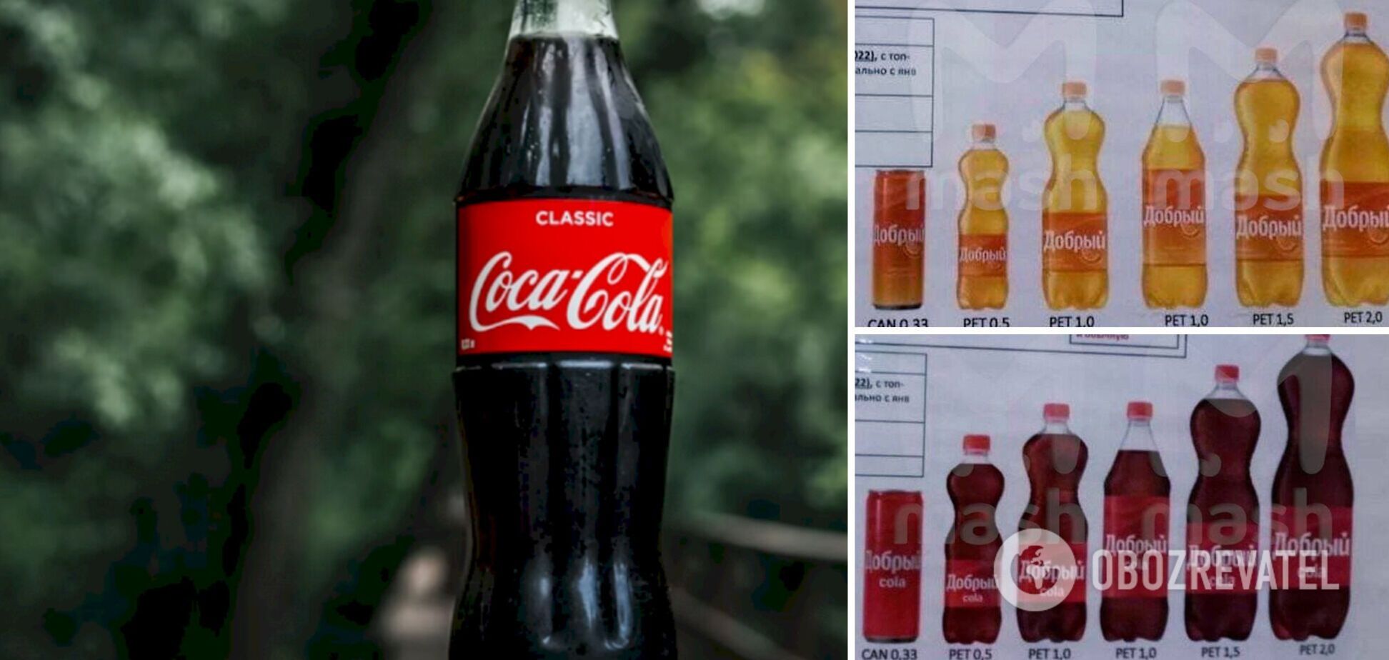 Coca-Cola у Росії дали нову назву