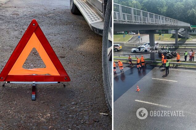 Легковушка на скорости въехала в столб