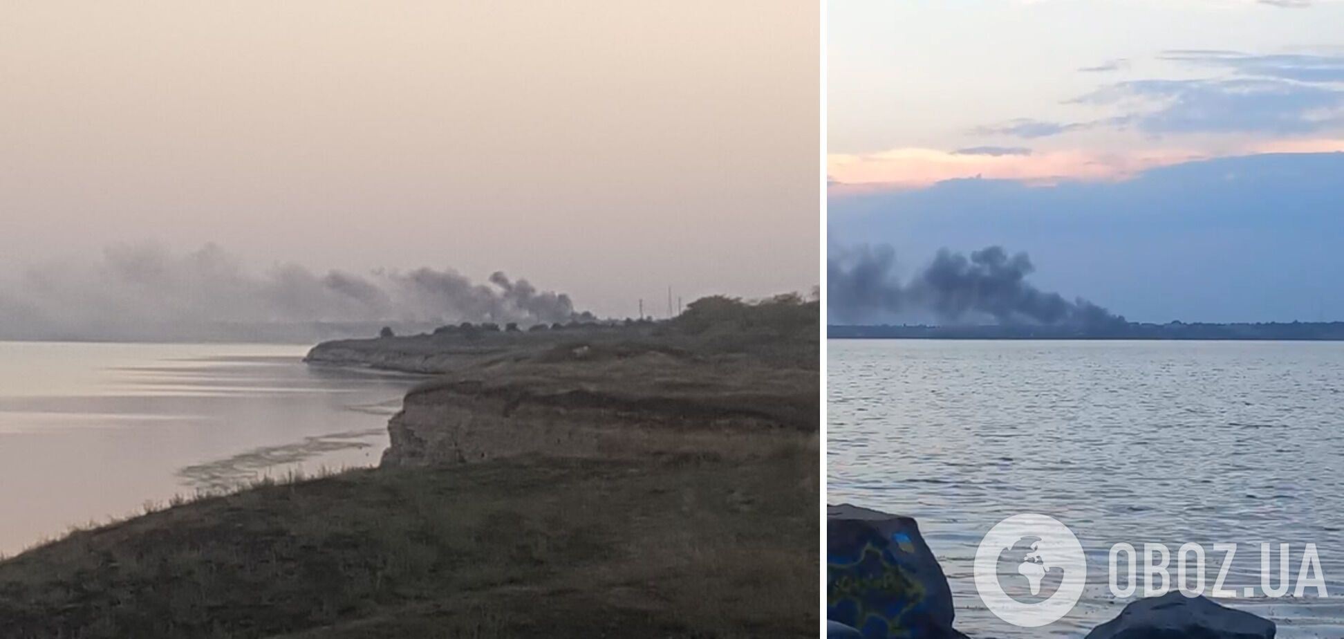 У Бериславі на Херсонщині детонує склад з боєприпасами армії РФ