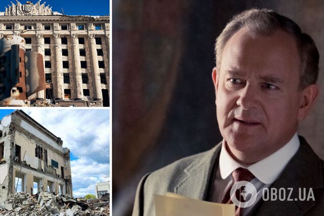 Звезда 'Аббатства Даунтон' Бонневилль озвучил ролик о разрушенном Харькове: можно уничтожить майданы, но не свободу