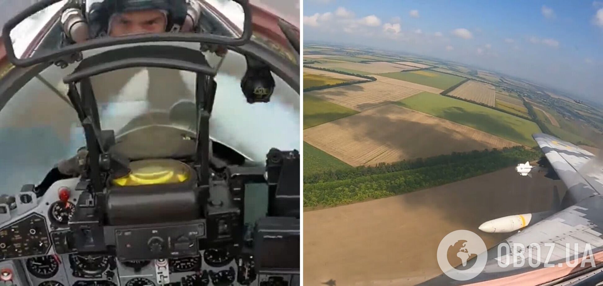 Украинский пилот показал видео боевой работы МиГ-29: на кадрах засветились американские ракеты AGM-88 HARM