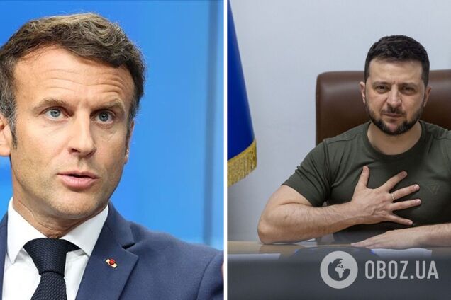 Зеленский провел телефонный разговор с Макроном: о чем договорились