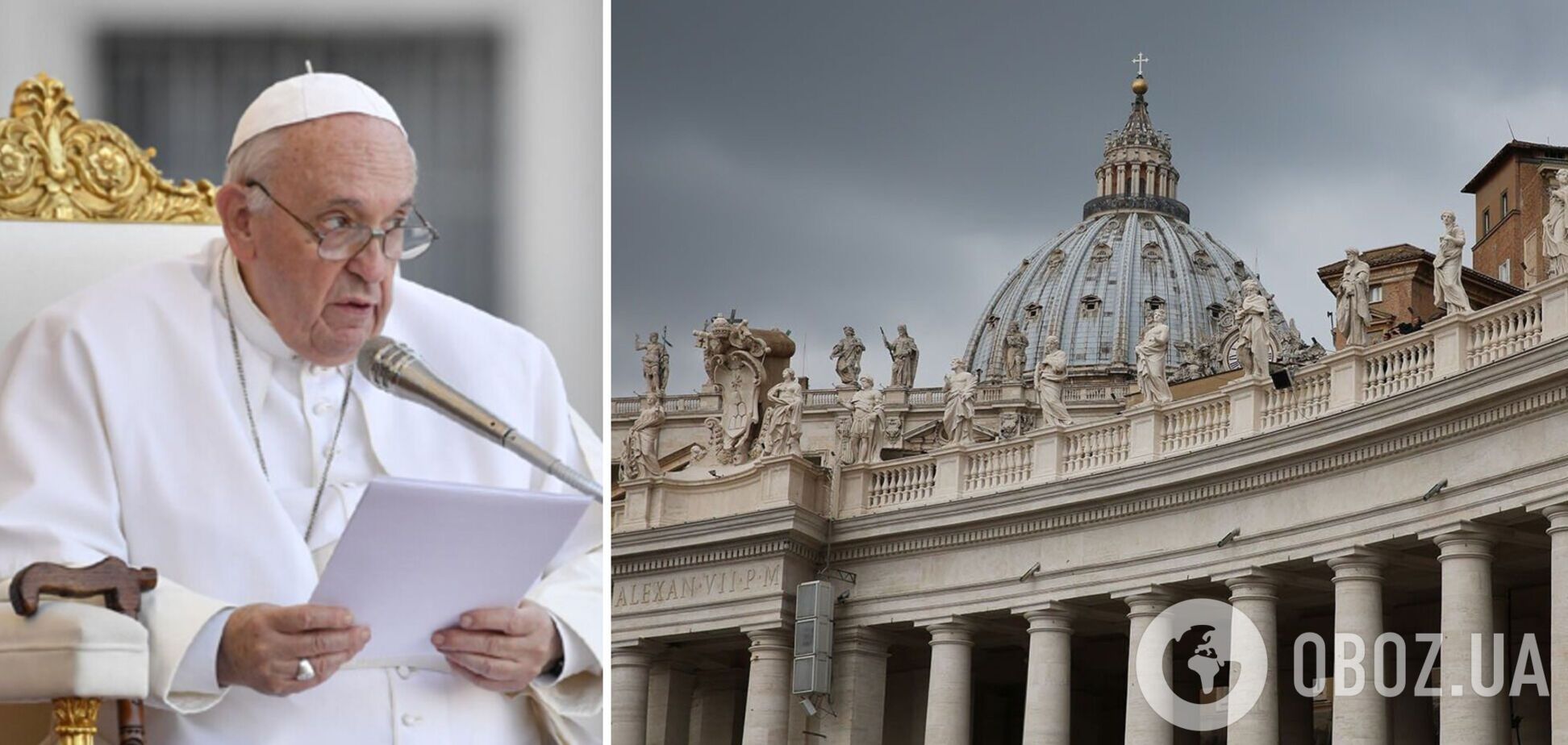 Ватикан поширив комюніке щодо заяв Папи Римського про війну в Україні й радить не розглядати їх як політичні