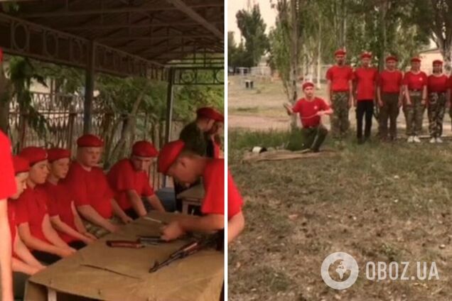 У 'дитячому таборі' під Маріуполем окупанти вчать дітей убивати