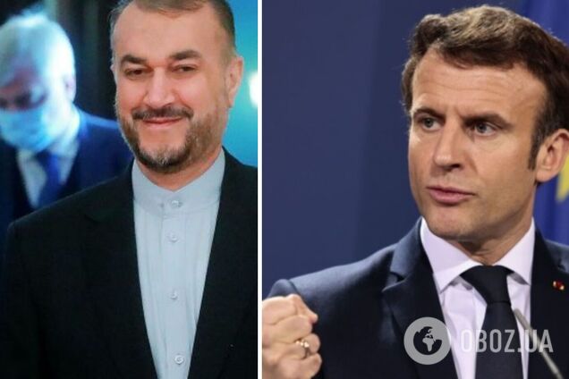 Макрон попросил Иран выступить посредником в войне РФ против Украины, глава МИД отправился на переговоры