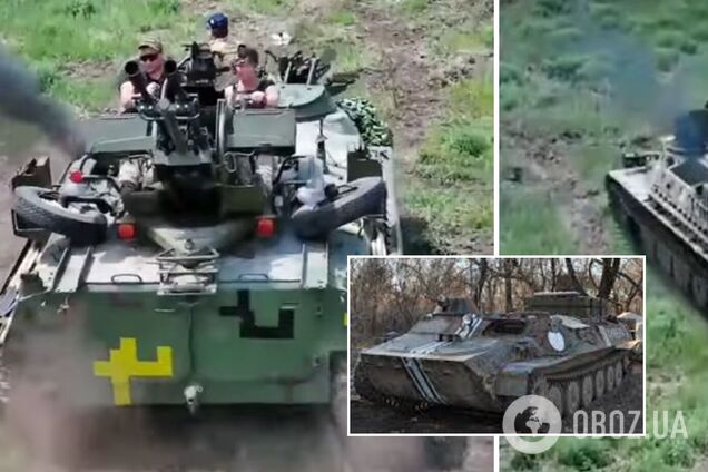 Українські захисники модернізували трофейну бронетехніку окупантів: тепер працює на ЗСУ і нищить ворогів. Відео