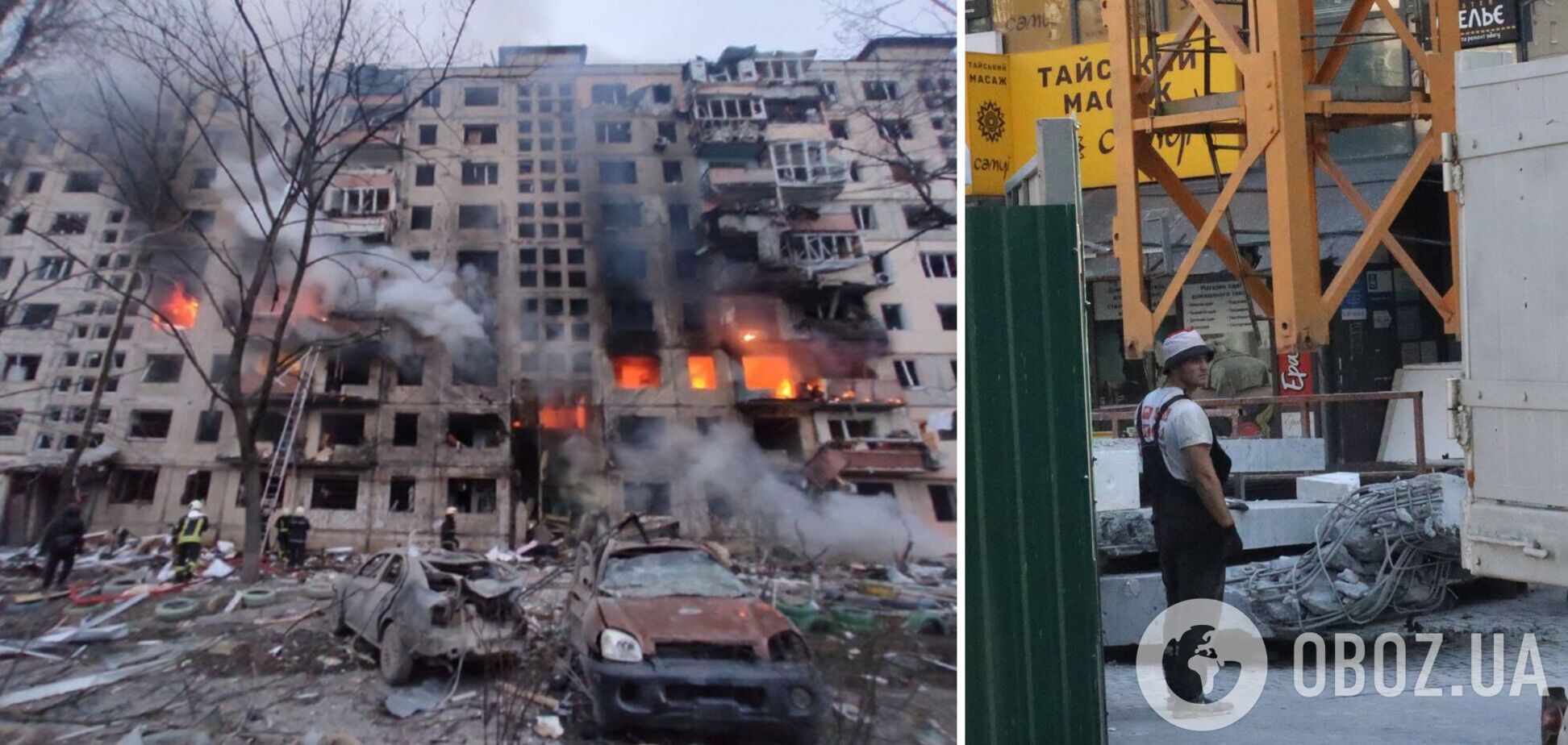 Розбирають та перебудовують заново: як сьогодні в Києві виглядають зруйновані окупантами будинки. Фото до і після