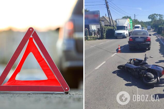 В результате ДТП пострадал пассажир электроскутера