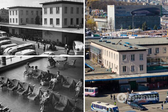 Вокзал у перші роки, після побудови