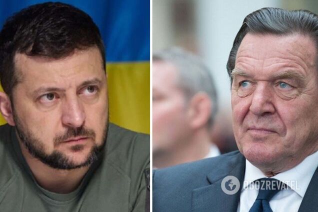 Это просто противно: Зеленский намекнул на заявление Шредера о переговорах с РФ