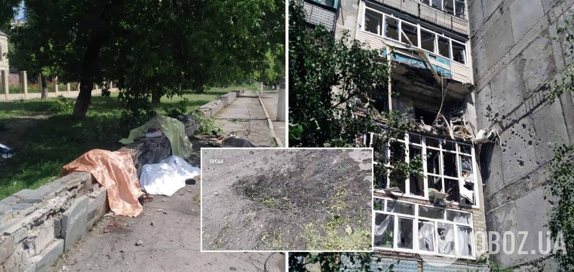 7 загиблих і 5 поранених: з’явилося відео з наслідками обстрілу окупантами зупинки в Торецьку