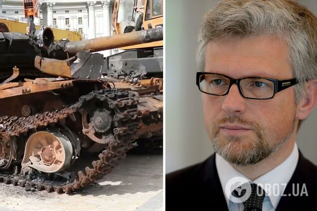 Мельник вимагає, щоб у Берліні дозволили провести виставку знищеної техніки РФ