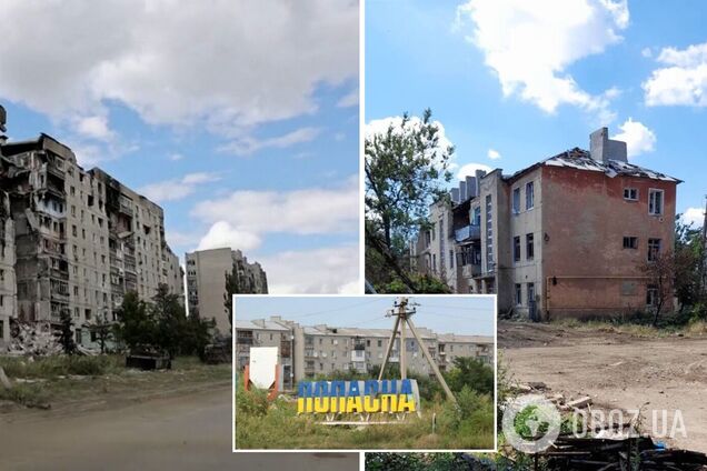 Выжженная земля, уничтоженные дома: в сети показали, как выглядит оккупированная Попасная с высоты. Видео