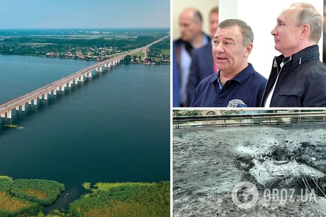 Друг Путіна Ротенберг не буде брати участь у 'відбудові' Антонівського мосту в Херсоні