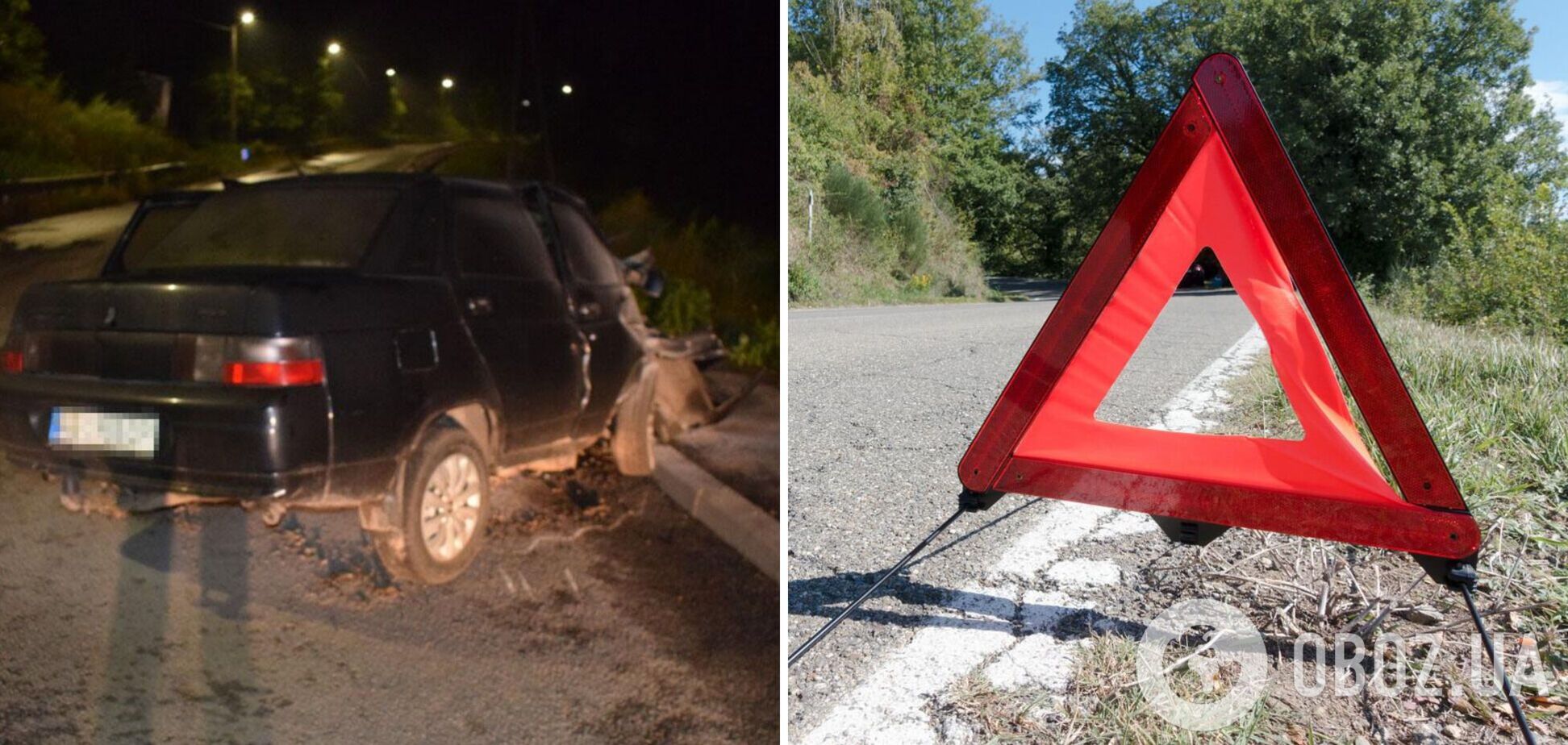 На Вінниччині авто влетіло у відбійник, загинуло немовля: з'ясувались деталі трагедії. Фото