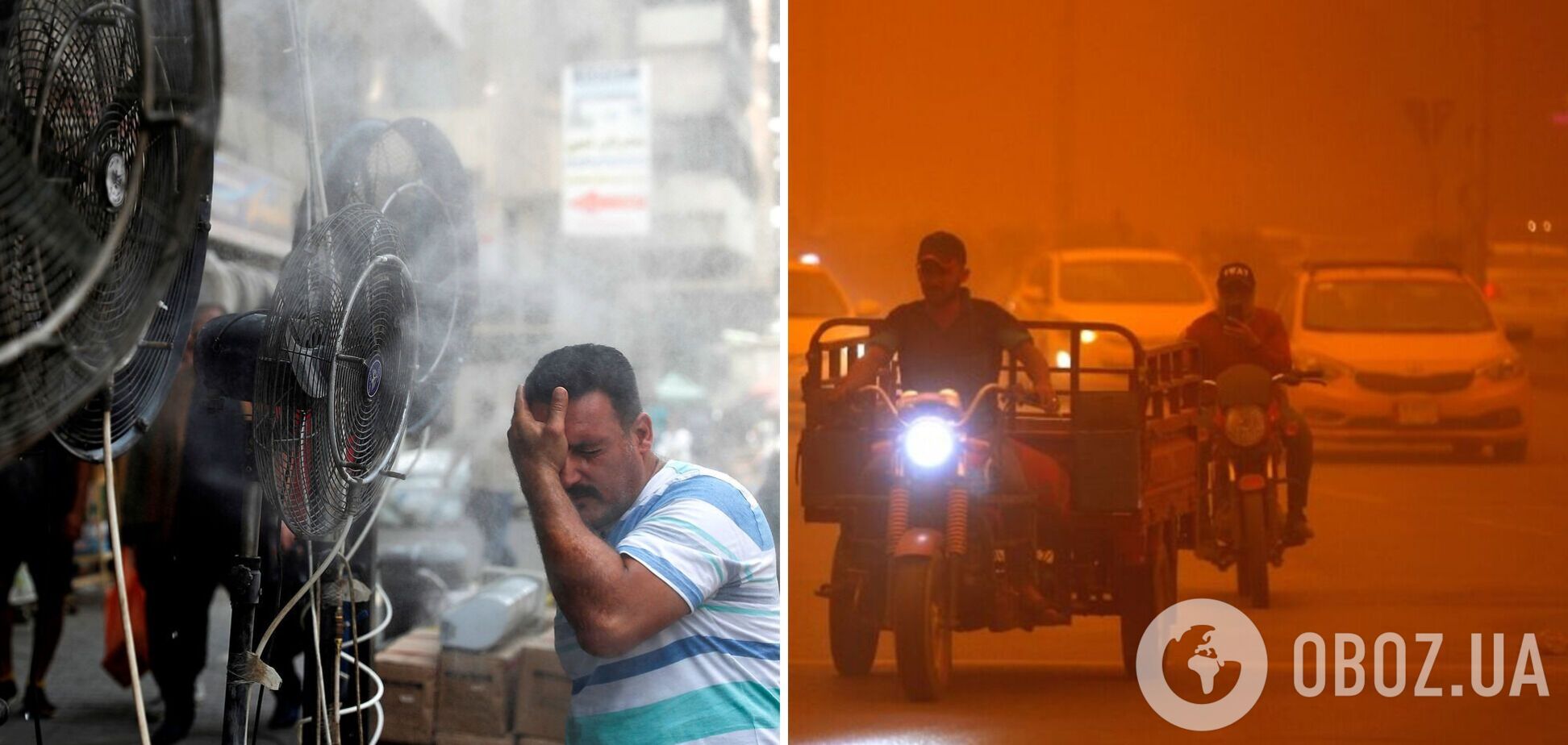 В Ираке аномальная жара и пыльные бури