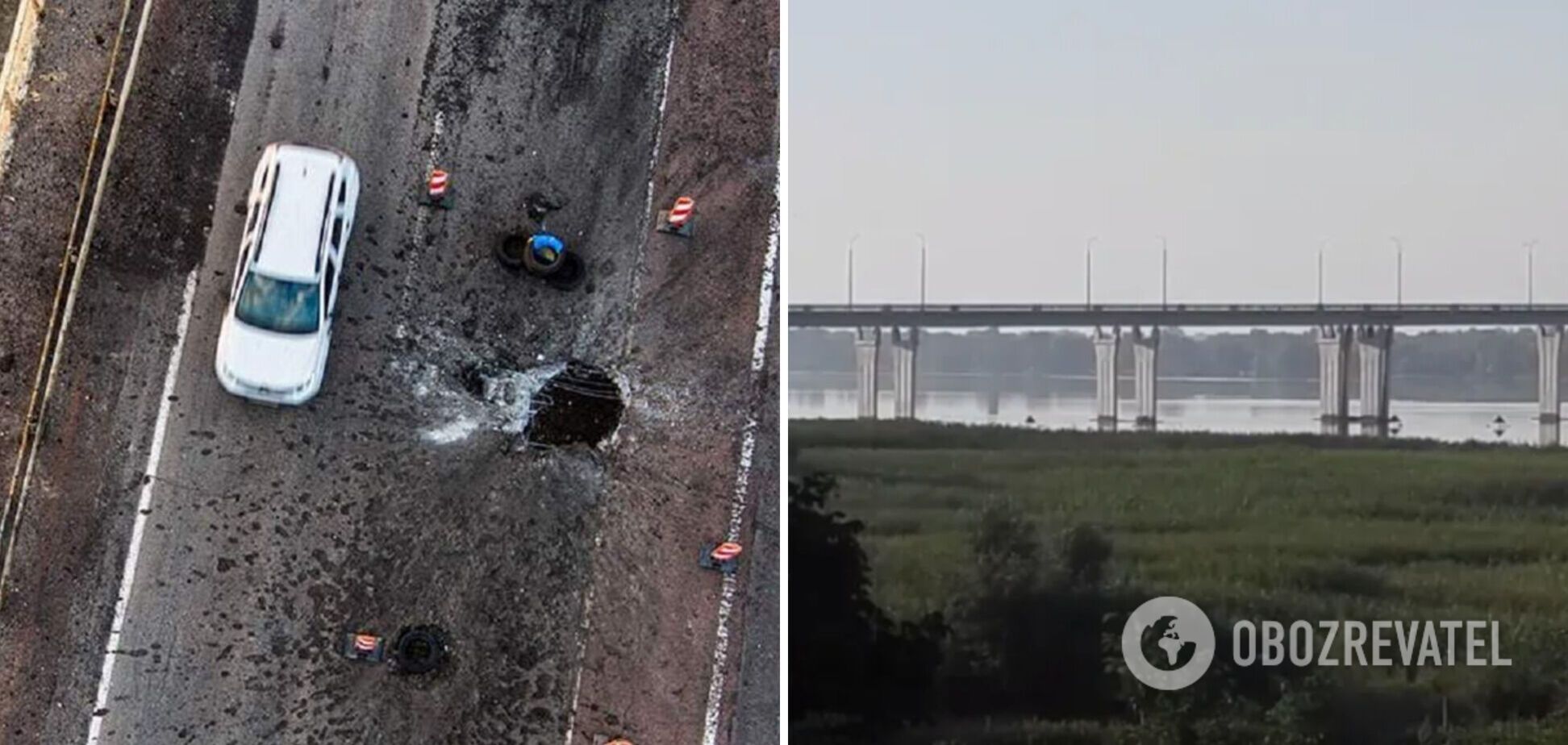 В оккупированном Херсоне прогремели взрывы: ВСУ нанесли новый удар по Антоновскому мосту