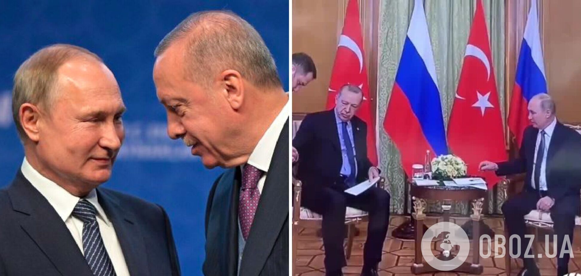 Уровень подготовки – любительский концерт: на переговорах Путина с Эрдоганом президенту Турции вручную монтировали переводчик. Видео