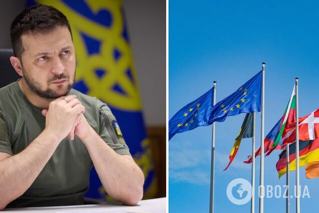 Зеленський заявив, що затримка фінансової допомоги для України від ЄС у 8 млрд євро є штучною