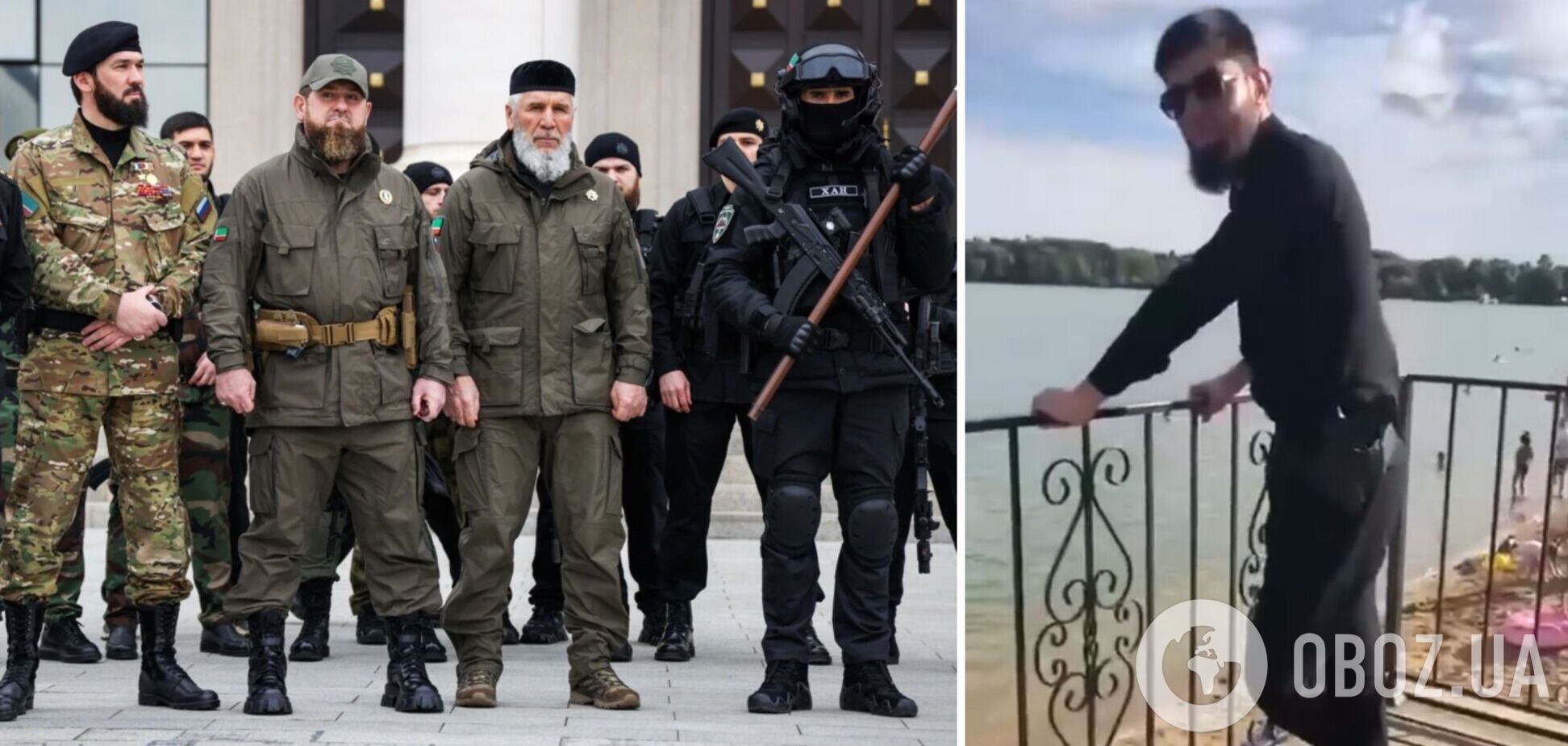 Кадыровского 'тик-токера' высмеяли в России за прогулку по пляжу с оружием. Видео