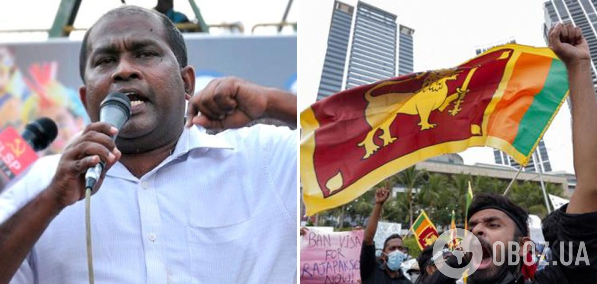 На Шрі-Ланці затримали лідера протестів Йосипа Сталіна