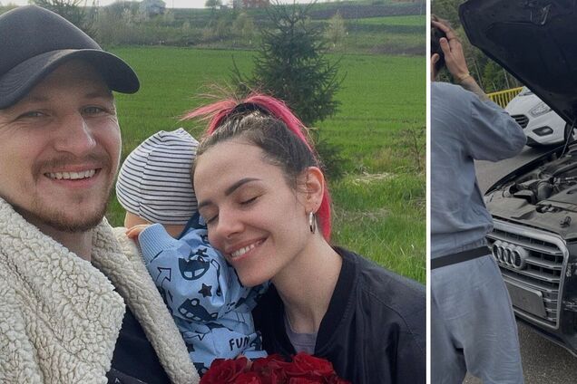 MamaRika разом із чоловіком та однорічним сином потрапила в аварію. Фото