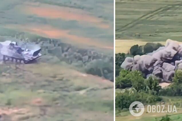 Не разминулись с минами: защитники Украины показали, как оккупанты 'денацифицировались' вместе с техникой. Видео