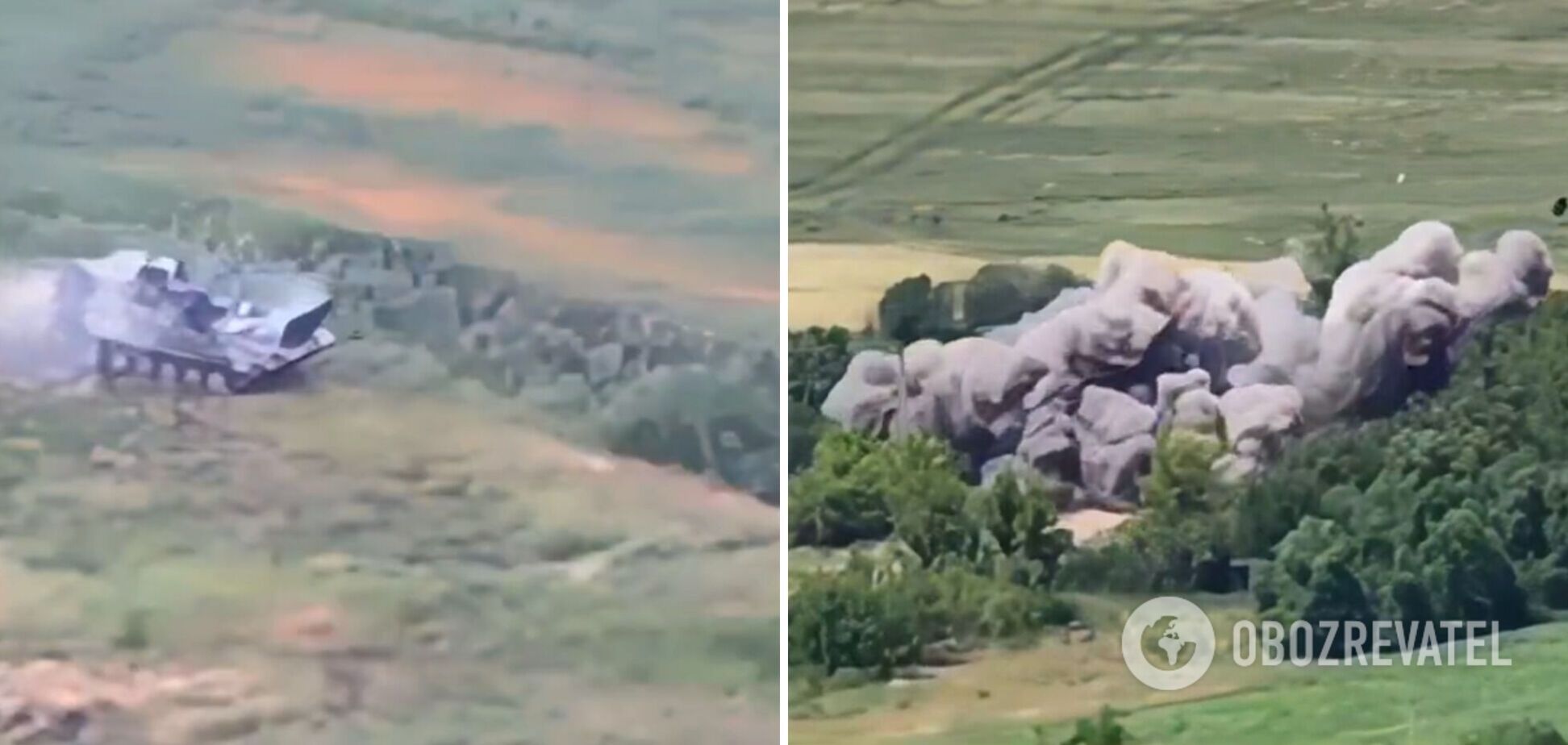 Не разминулись с минами: защитники Украины показали, как оккупанты 'денацифицировались' вместе с техникой. Видео