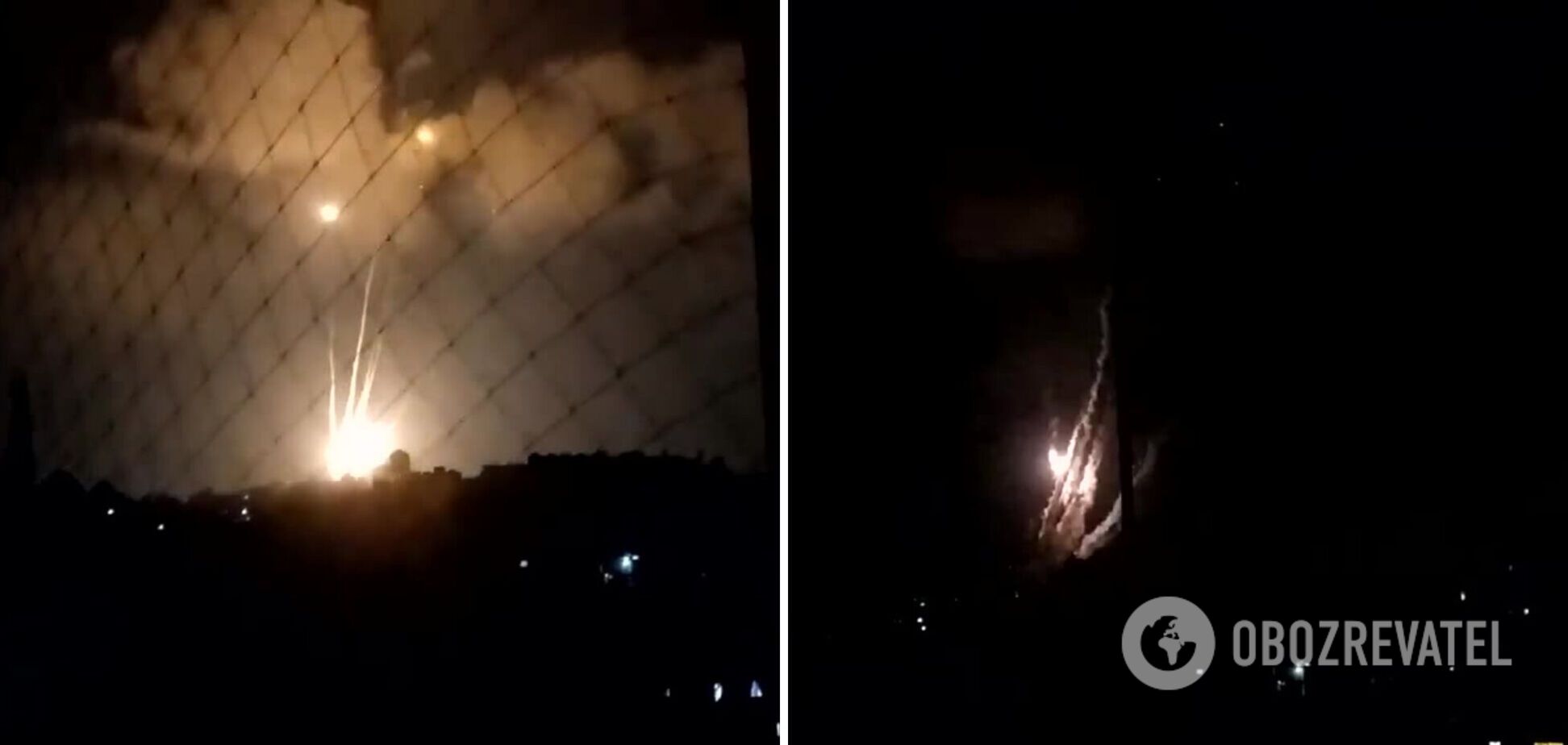 Палестинцы из сектора Газа обстреливают южный берег Израиля, работает 'Железный купол'. Видео