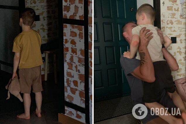 Художниця Гапчинська показала зворушливу зустріч сина з татом, який воює. Фото