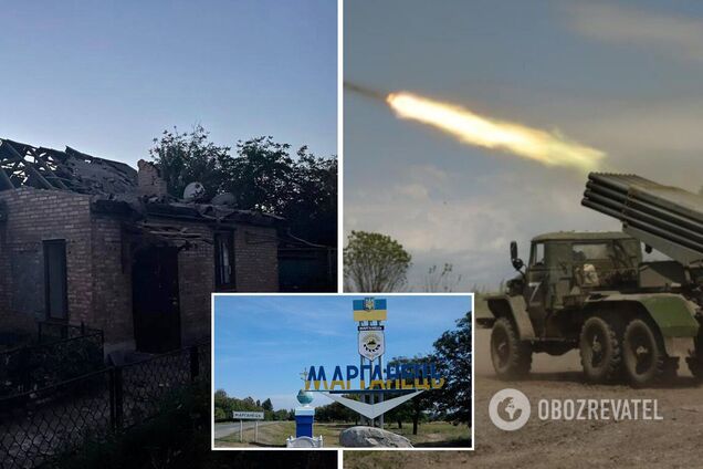 В результате ударов армии РФ по Марганцу повреждено более 50 домов, есть раненые