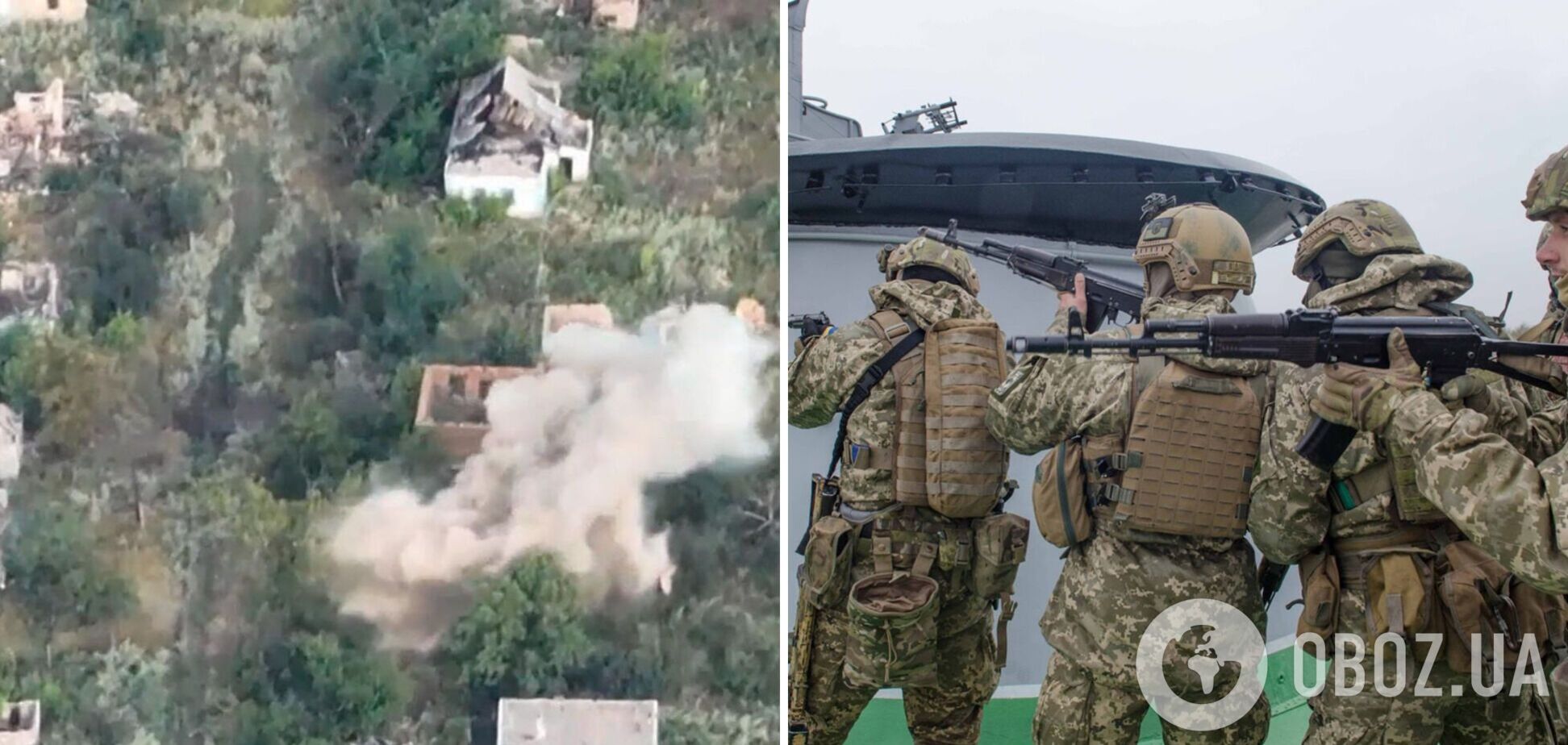 Українські морпіхи завдали нових ударів по ворогу: знищено склад боєприпасів і 15 загарбників