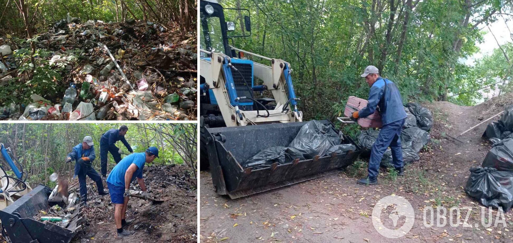 Сміття вивозили чотири дні