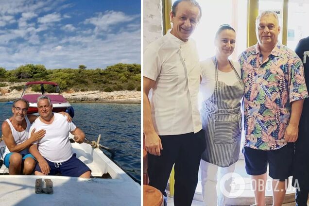 Орбан засветился на отдыхе в Хорватии, которой ранее 'закидал' территориальные претензии из-за портов. Фото