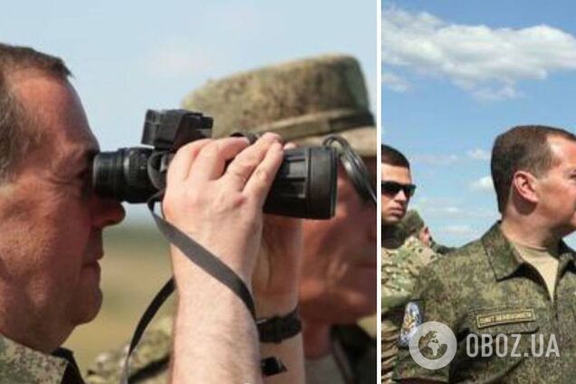 Медведєв осоромився знімком із біноклем і викликав шквал жартів у мережі. Фото