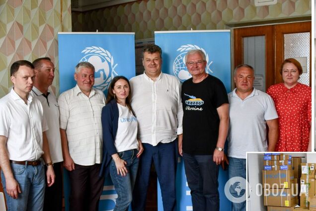 Фонд UNICEF передал партию медицинского оборудования и препаратов Коростышевской больницы Житомирской области. Фото