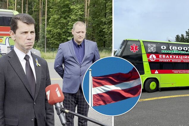 Латвія прийняла на лікування першу групу українців, які постраждали під час війни. Фото