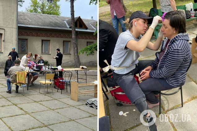 Волонтери роблять безкоштовні зачіски мешканцям деокупованих сіл