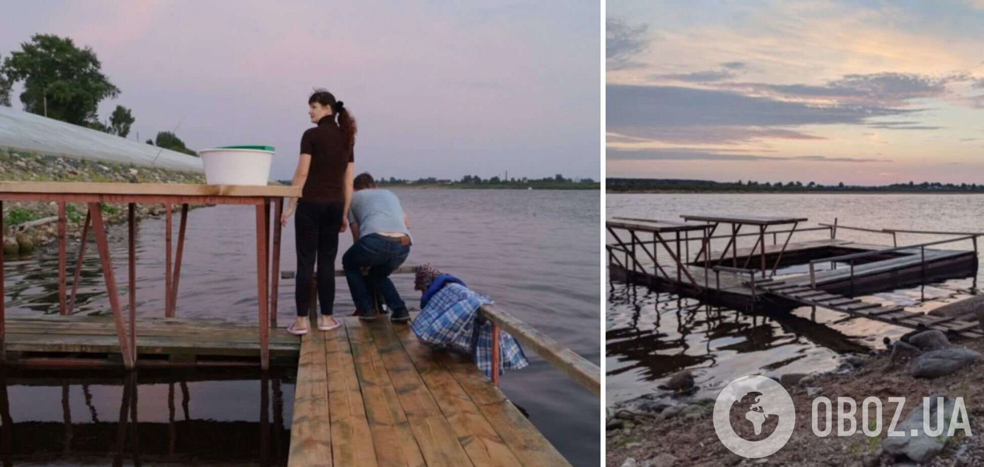 Пришла цивилизация: россияне похвастались 'полоскалками' для стирки в реке. Видео