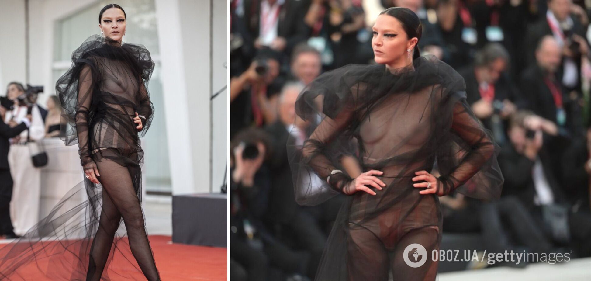 Який вигляд мала найпровокаційніша сукня Венеціанського кінофестивалю 2022. Фото