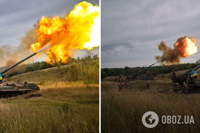 'Буде тобі, враже, як арта скаже': ЗСУ показали яскраві кадри ударів по ворогу. Фото