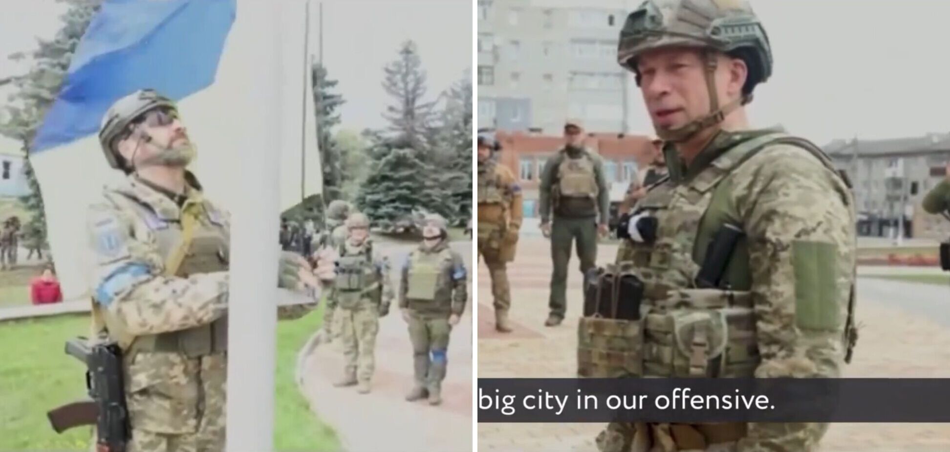 В Минобороны показали кадры из освобожденной Балаклеи: Сырский рассказал о планах Сухопутных войск в дальнейшем. Видео